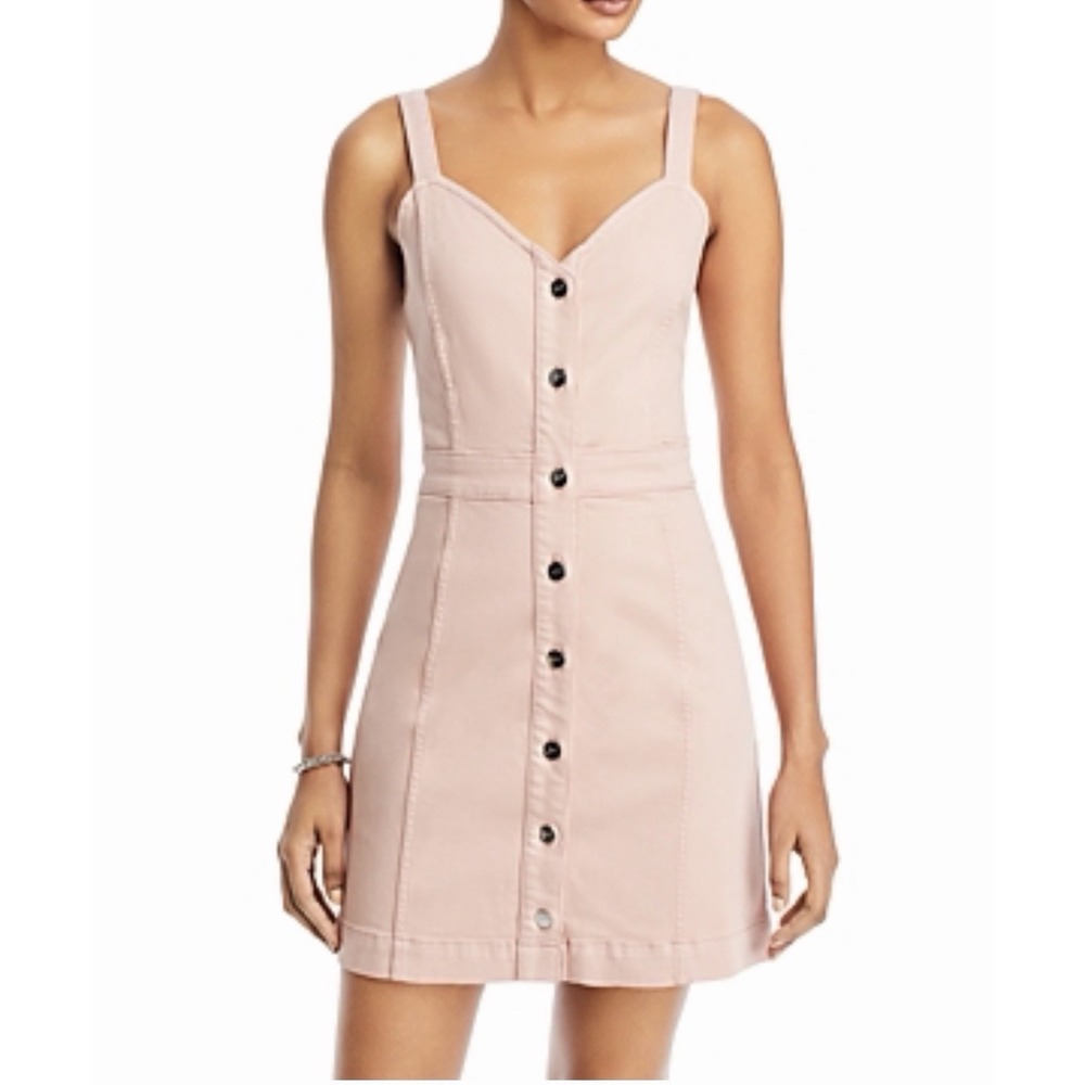Jen 7 Pink Demin Dress